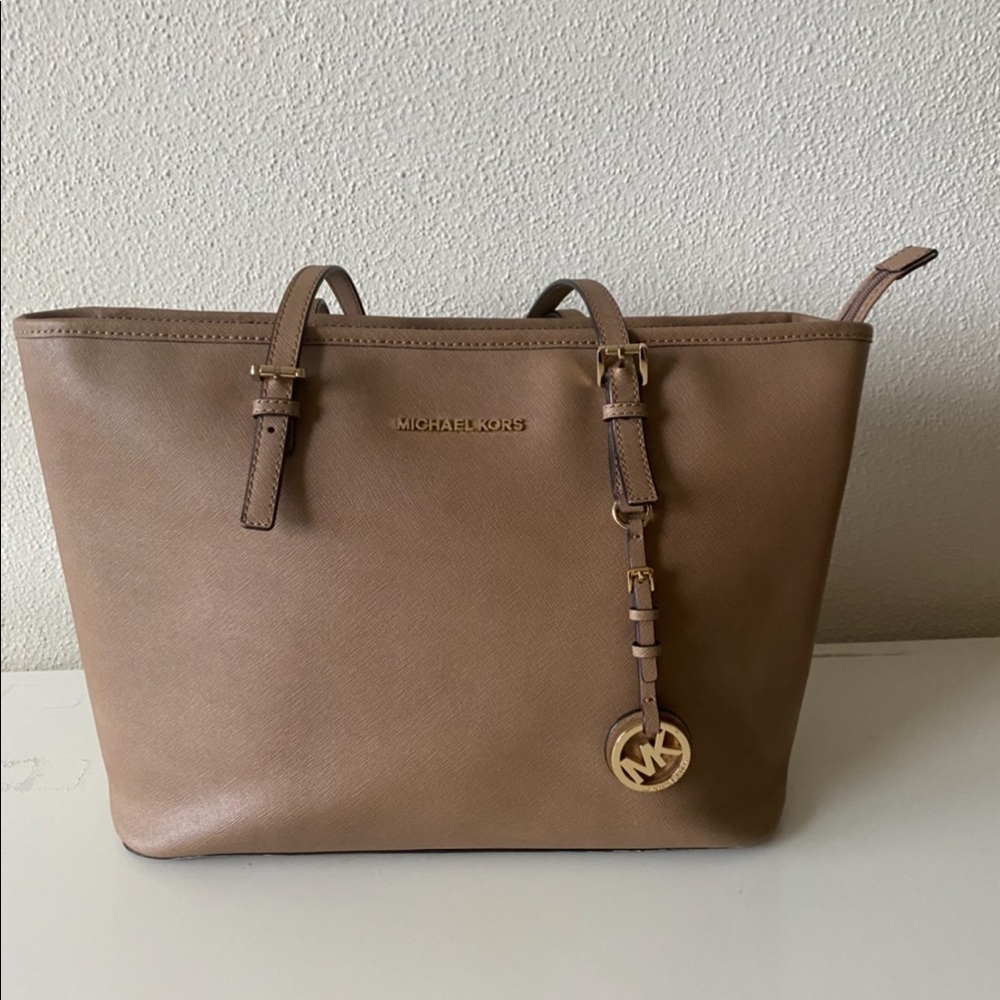 Michael Kors Tan Jetset Tote
